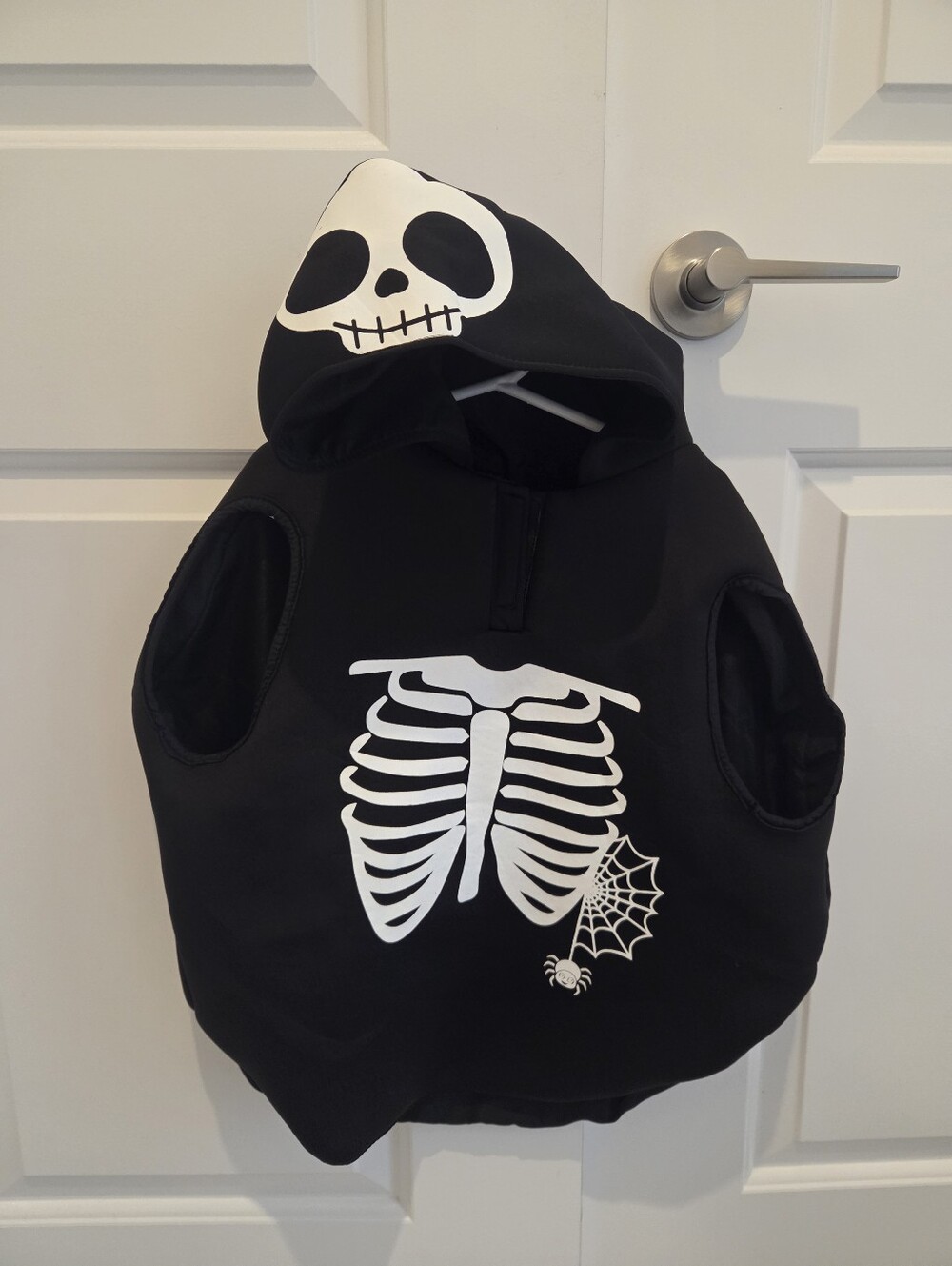 Zara Kids Black Skeleton Hoodie Costume - Size 3 -4 T